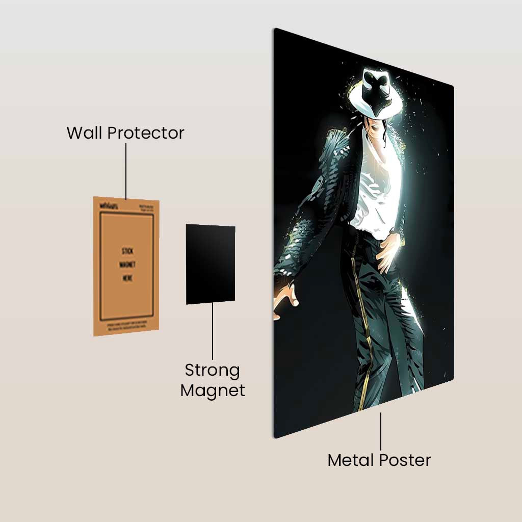 Michael Jackson Metal Poster