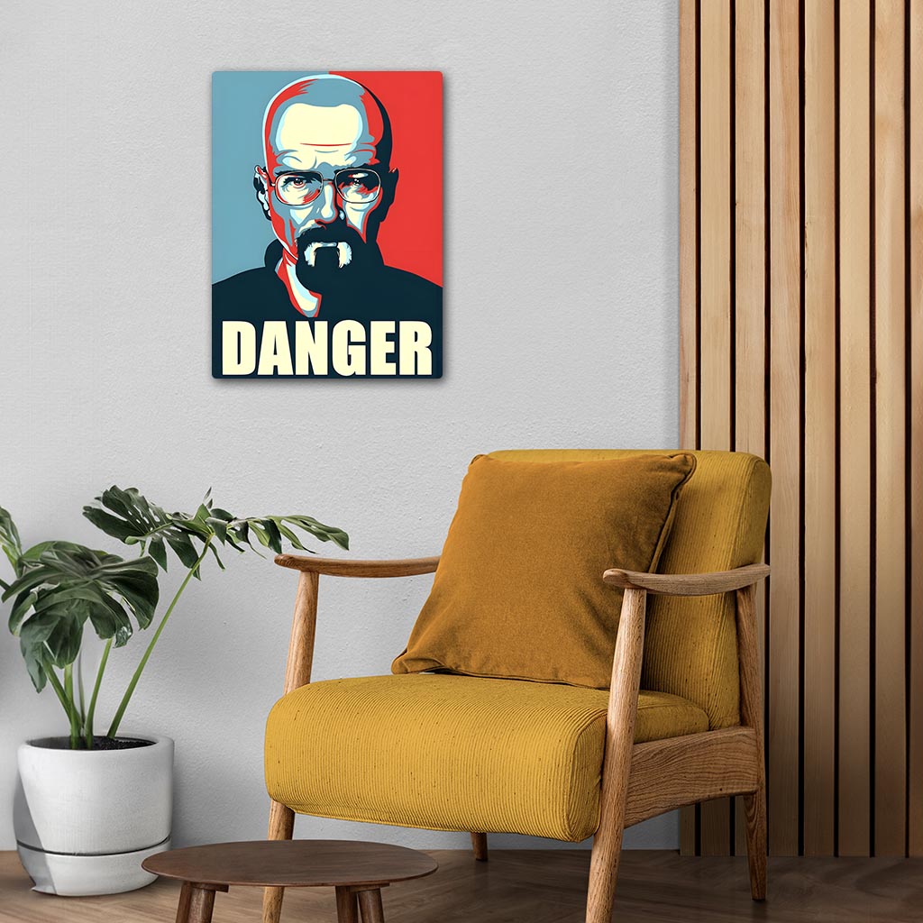 Heisenberg Breaking Bad Metal Poster