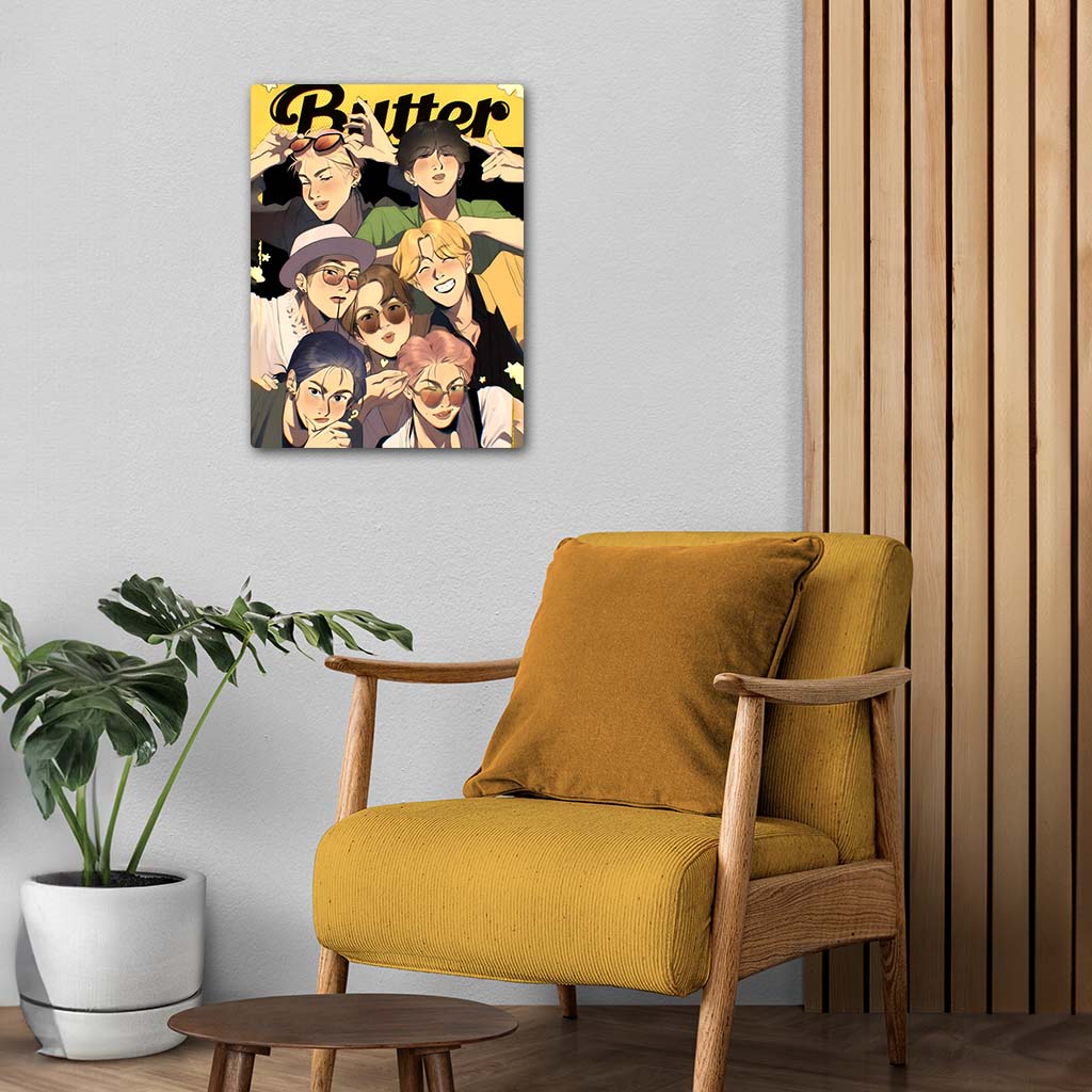 BTS Butter - Metal Poster