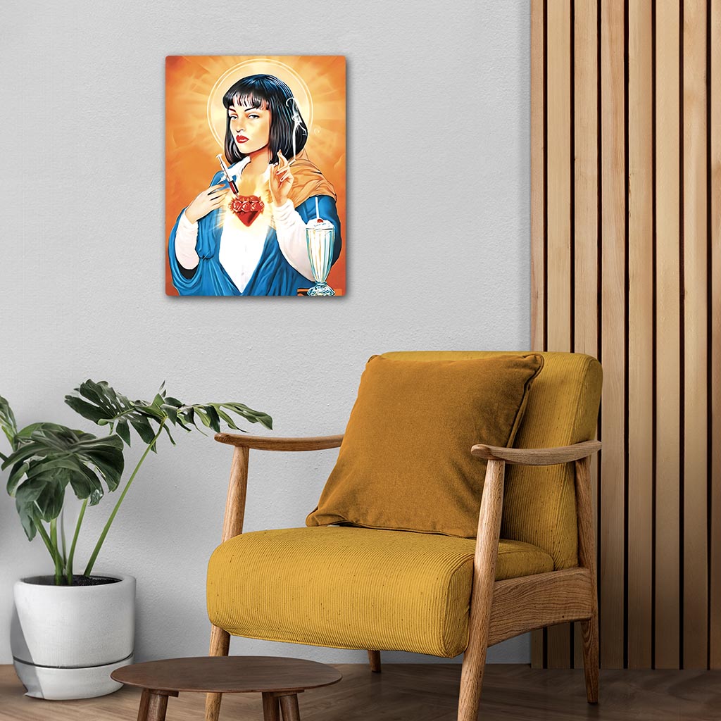 Mia Wallace Art Metal Poster