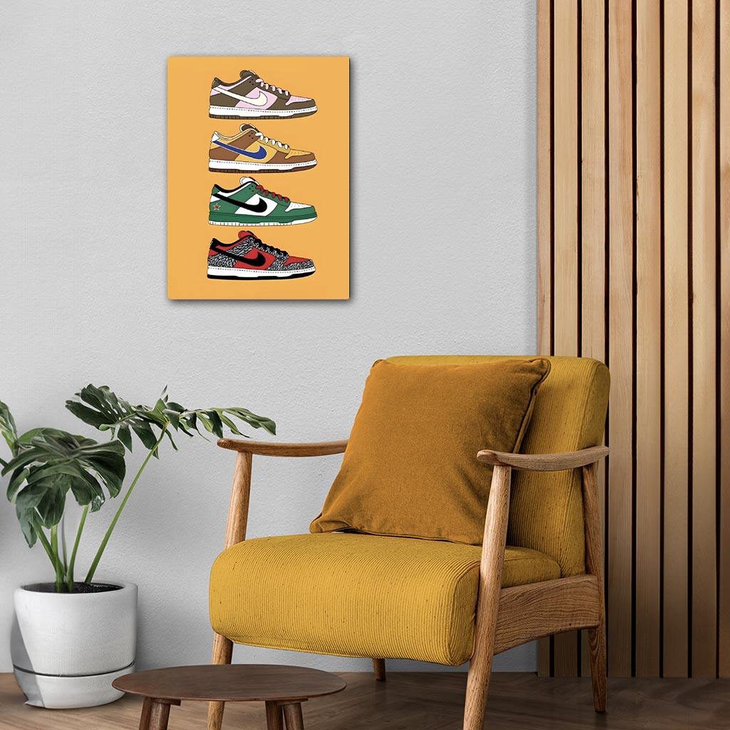 Nike SB Sneakers Metal Poster