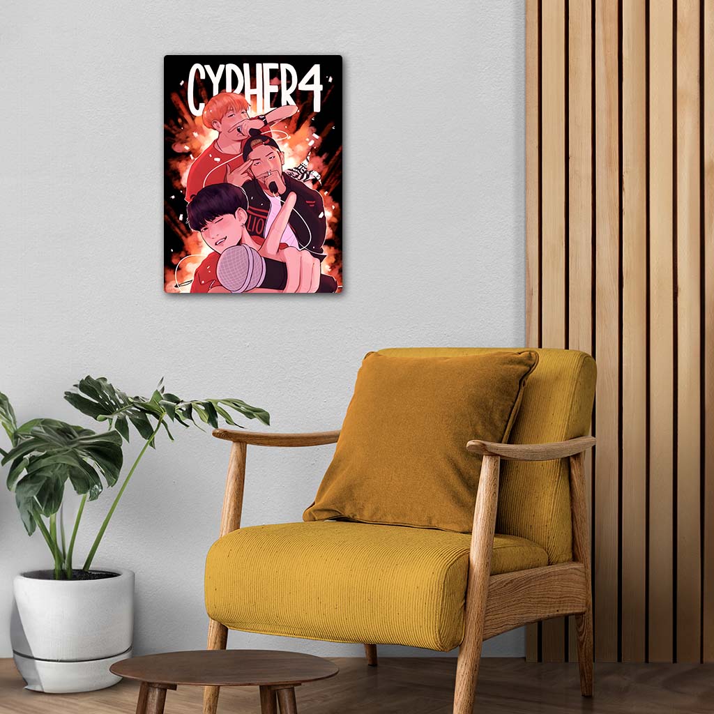 BTS Cypher 4 - Metal Poster