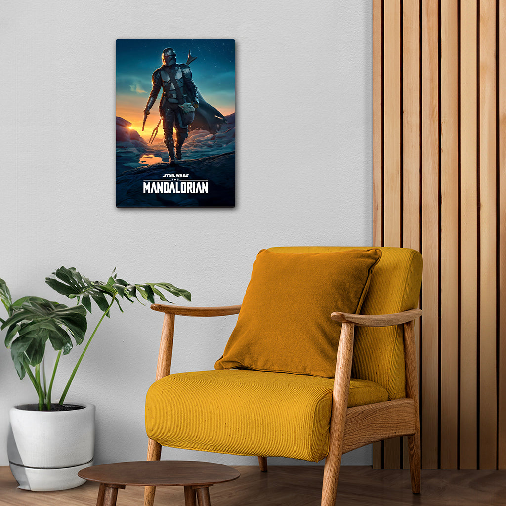 The Mandalorian Star Wars Metal Poster