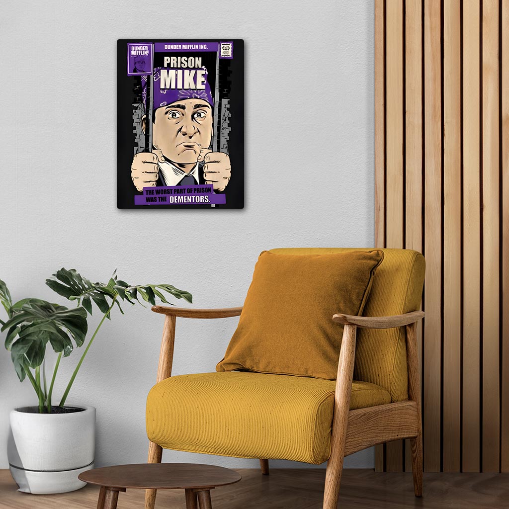 Prison Mike The Office Metal Poster