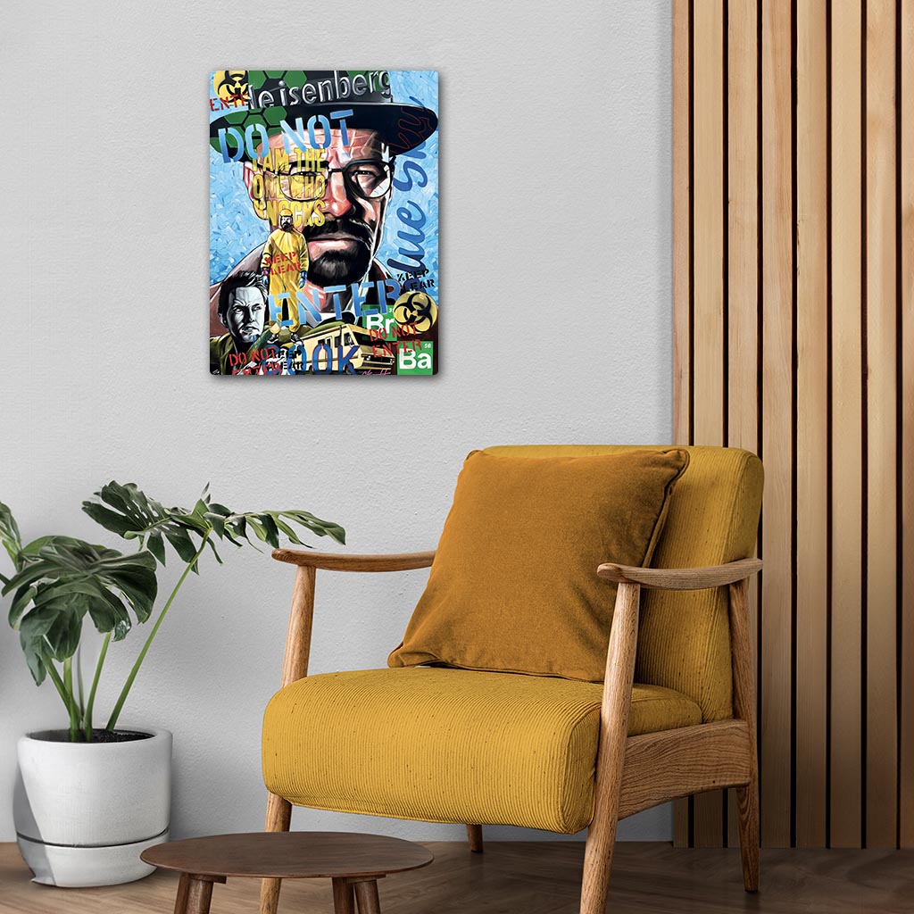 Heisenberg Pop Art Metal Poster