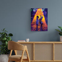 Momo Ayase Dandadan Metal Poster