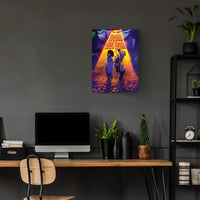 Momo Ayase Dandadan Metal Poster