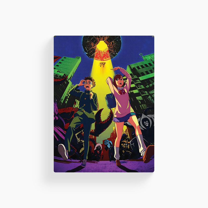 Ken & Momo Dandadan Metal Poster