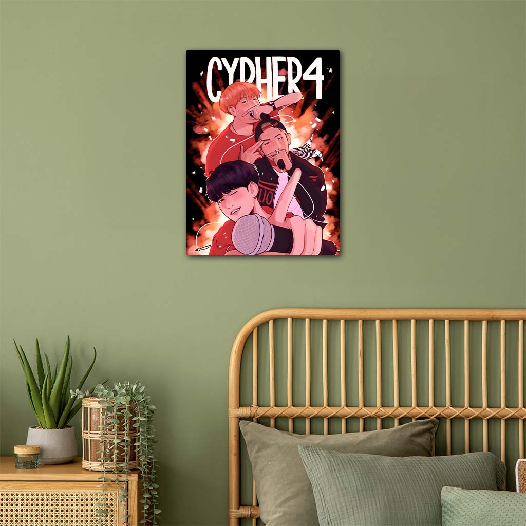 BTS Cypher 4 - Metal Poster