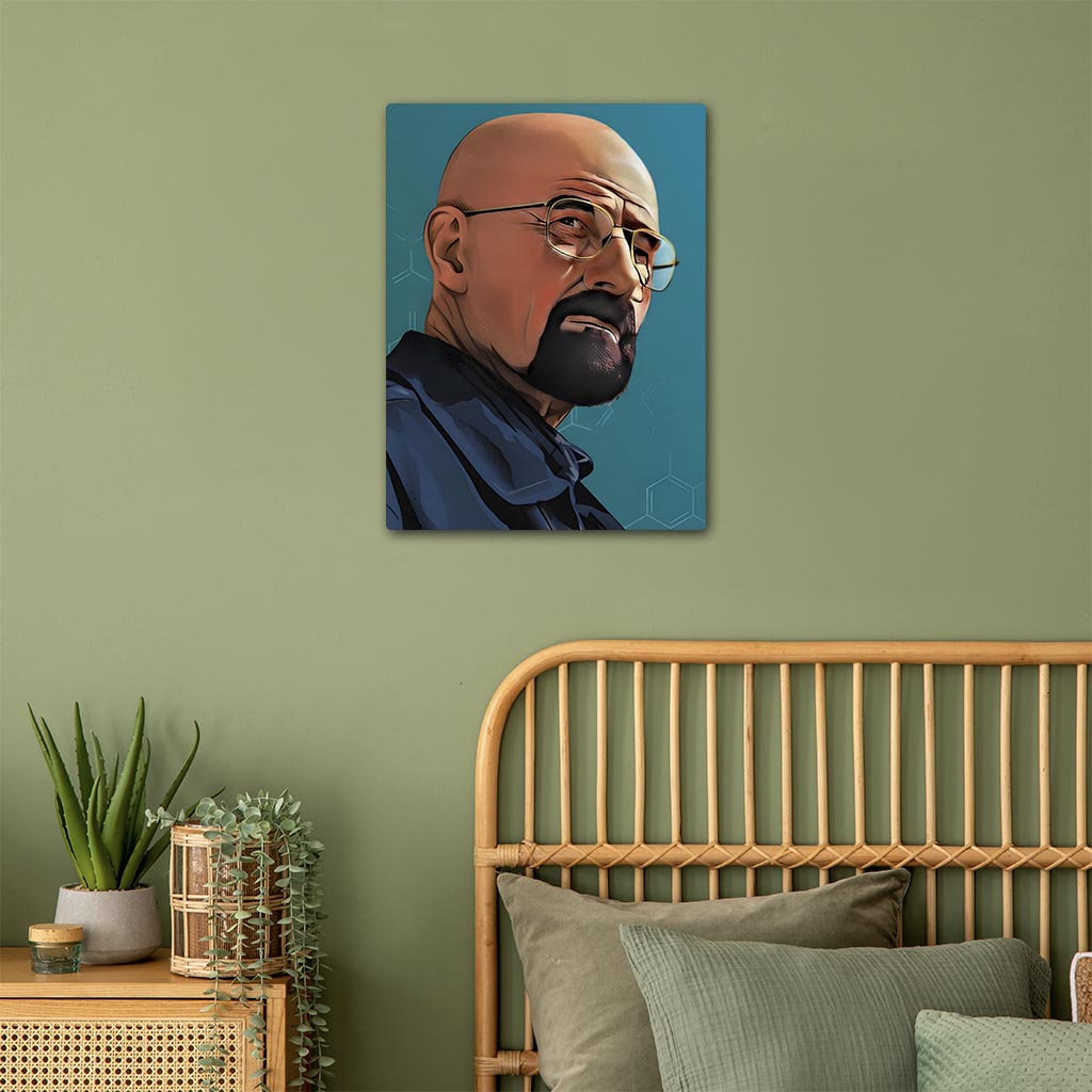 Heisenberg Breaking Bad Metal Poster