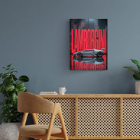 Lamborghini Countach Metal Poster