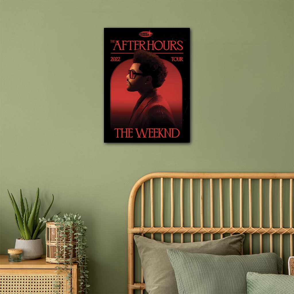 The Weeknd After Hours Metal Poster