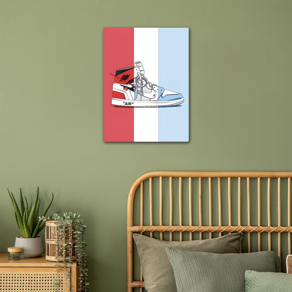 Air Jordan Sneakers Metal Poster