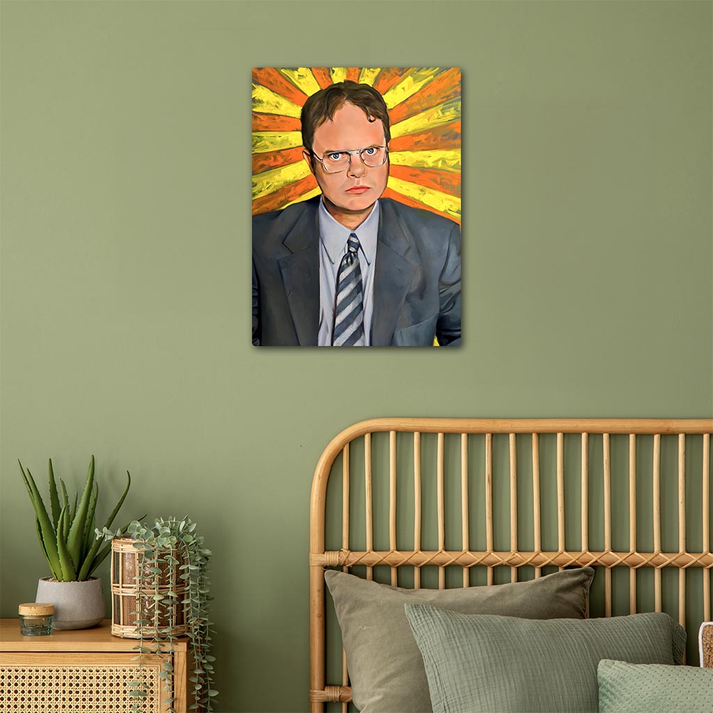 Dwight Schrute The Office Metal Poster