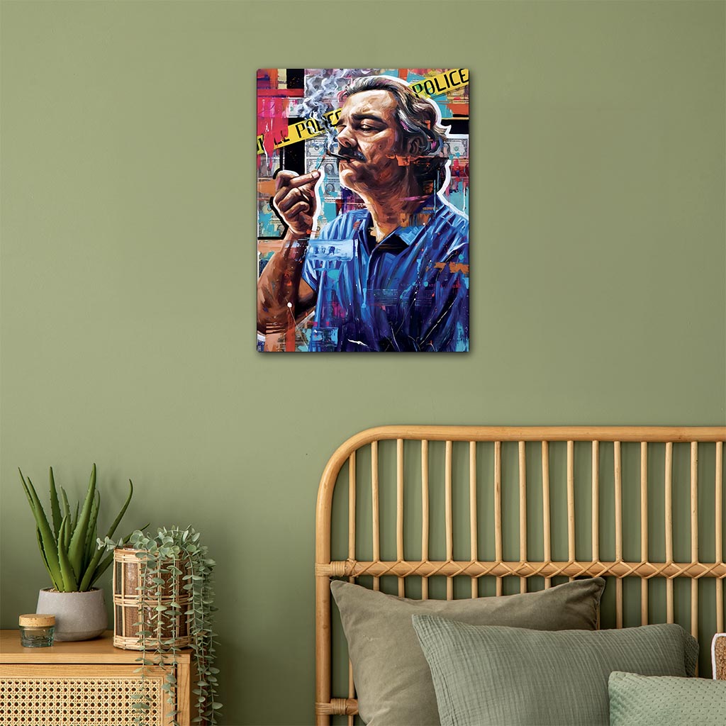 Pablo Escobar Pop Art Metal Poster