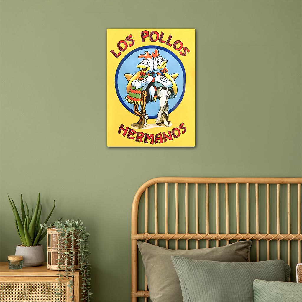 Los Pollos Hermanos Breaking Bad Metal Poster