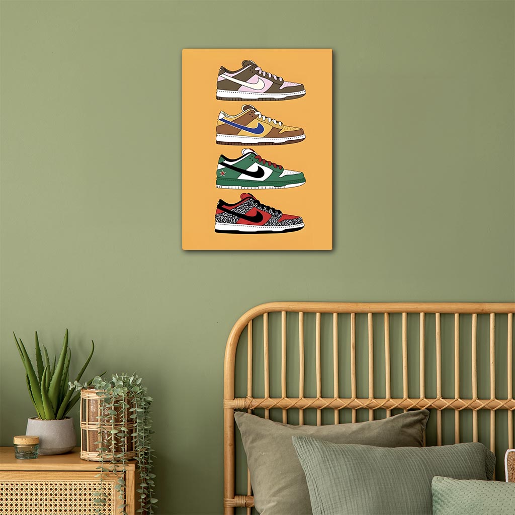 Nike SB Sneakers Metal Poster