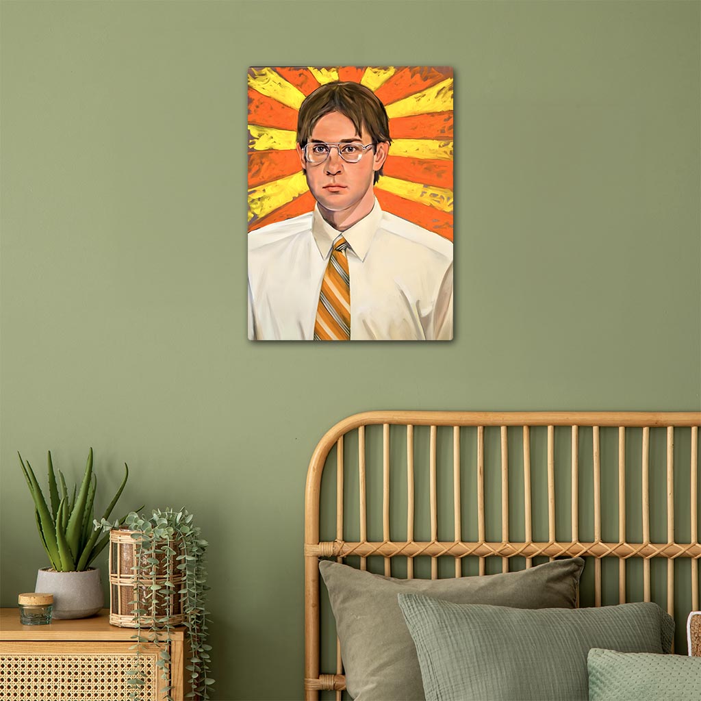 Jim Halpert The Office Metal Poster