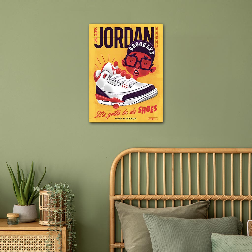 Air Jordan 3 Metal Poster