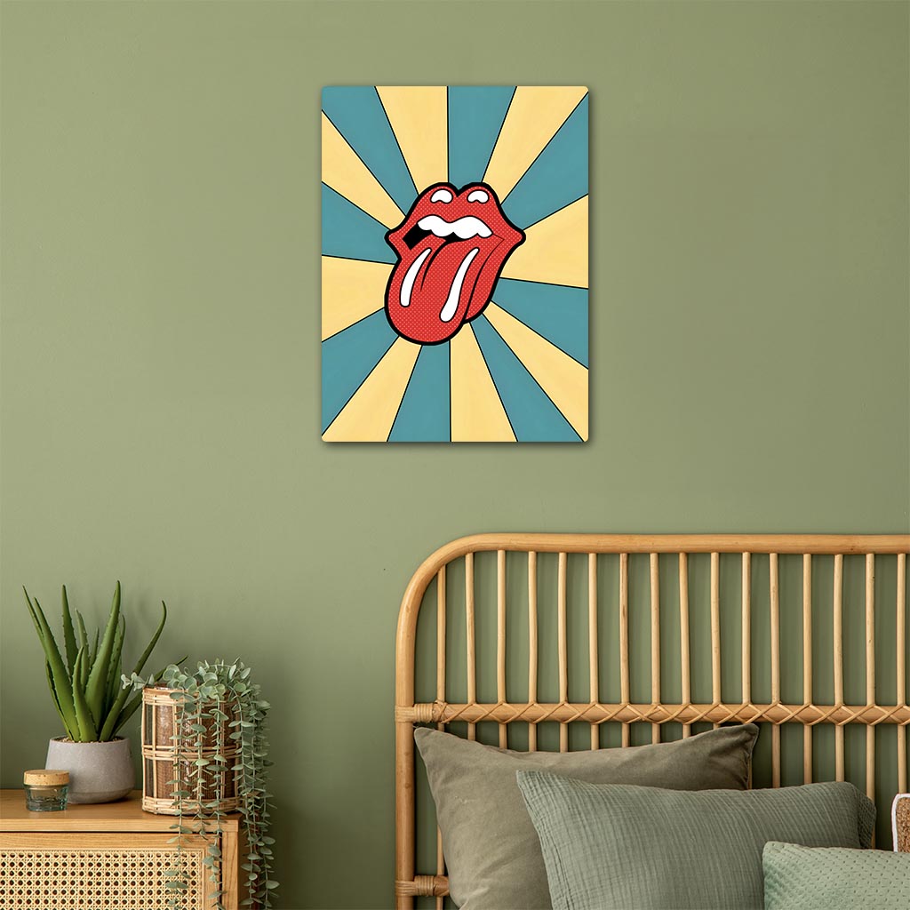 The Rolling Stones Metal Poster