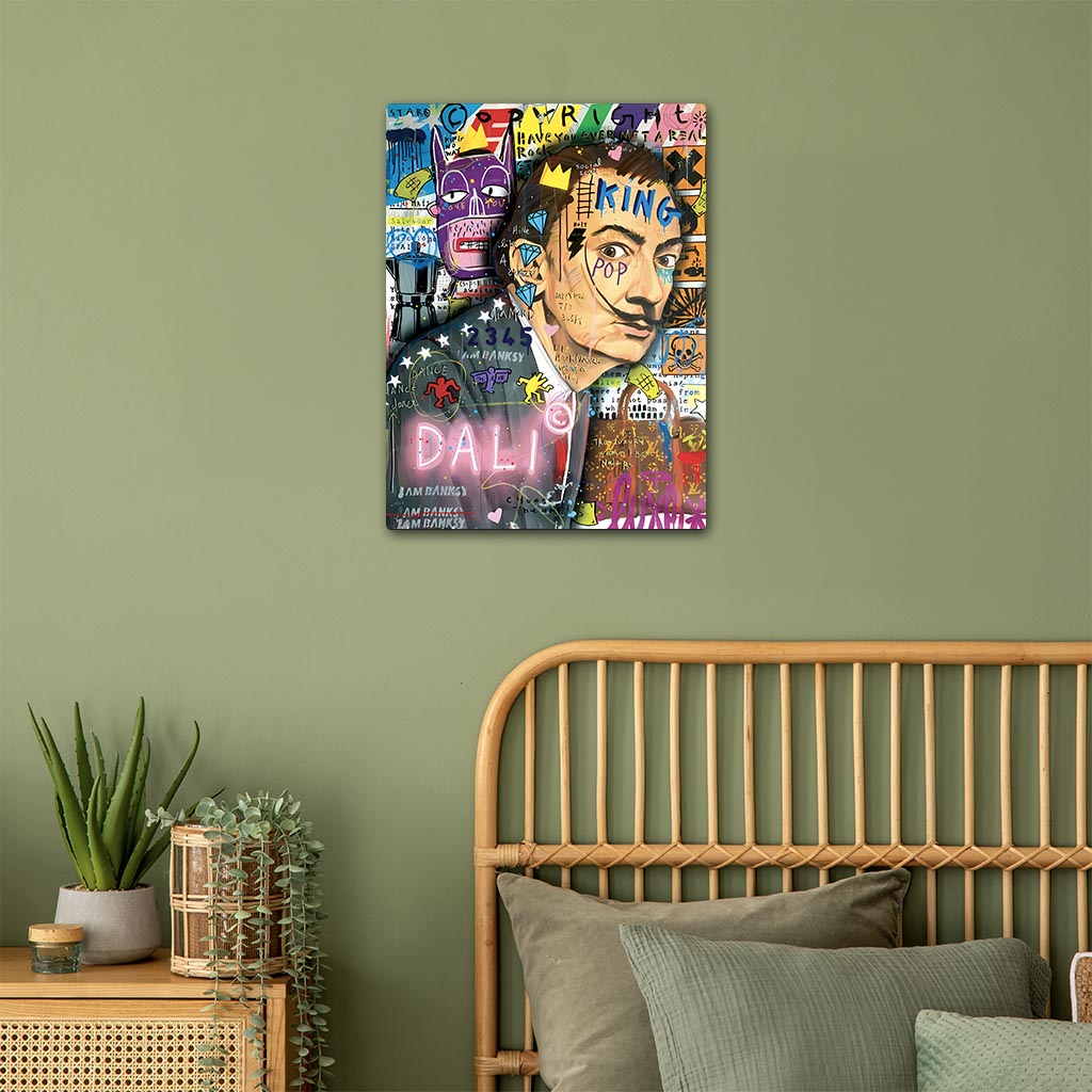 Salvador Dali Pop Art Metal Poster