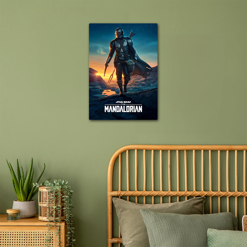 The Mandalorian Star Wars Metal Poster