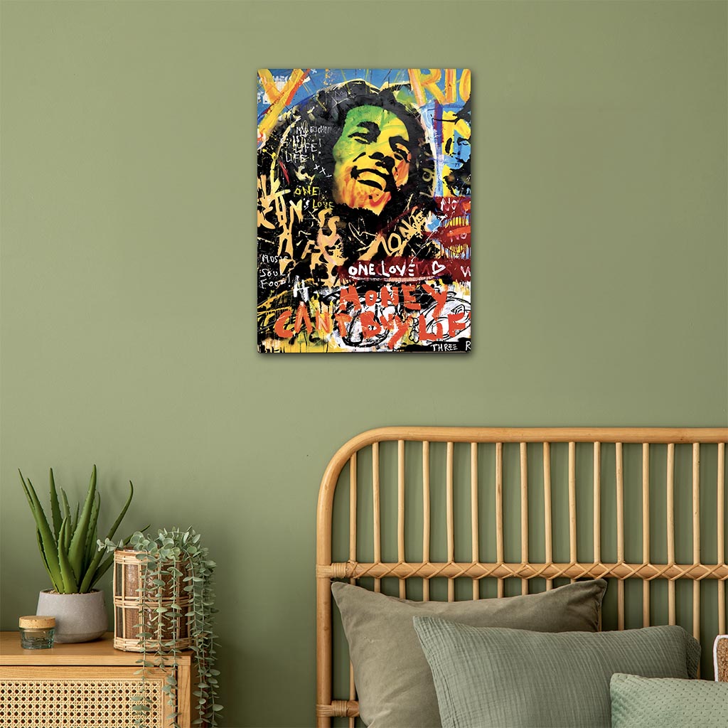 Bob Marley Pop Art Metal Poster