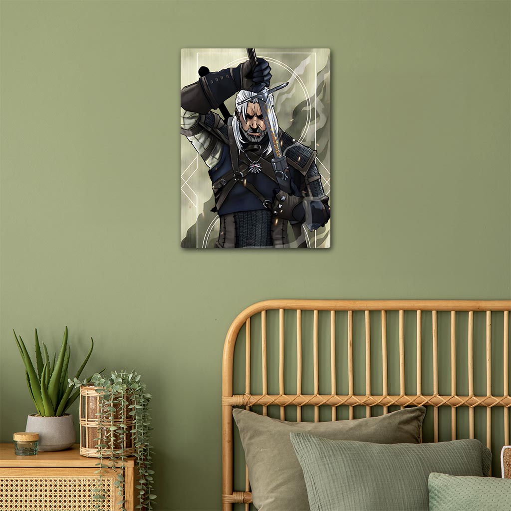 Geralt Witcher Metal Poster