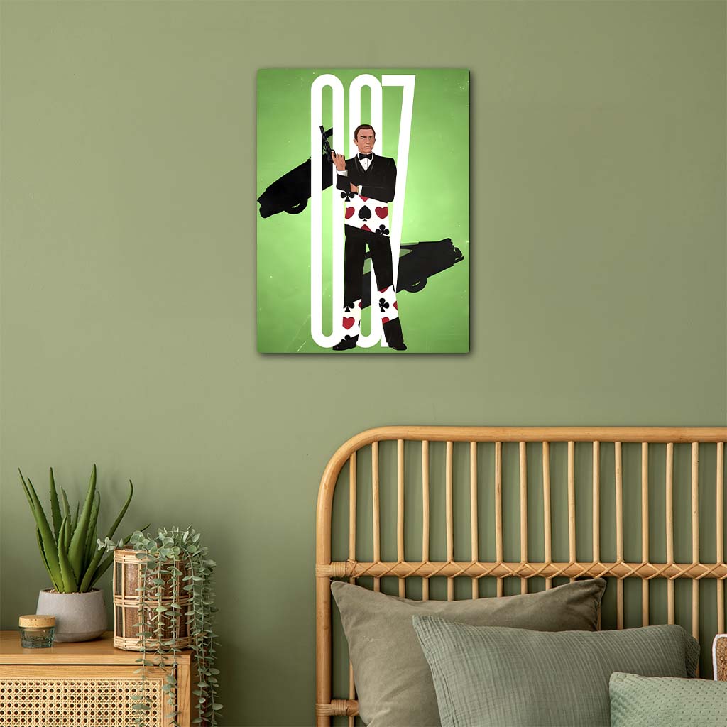 James Bond 007 Art Metal Poster