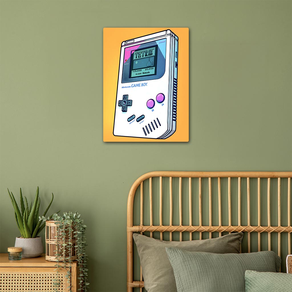 Tetris Gaming Metal Poster