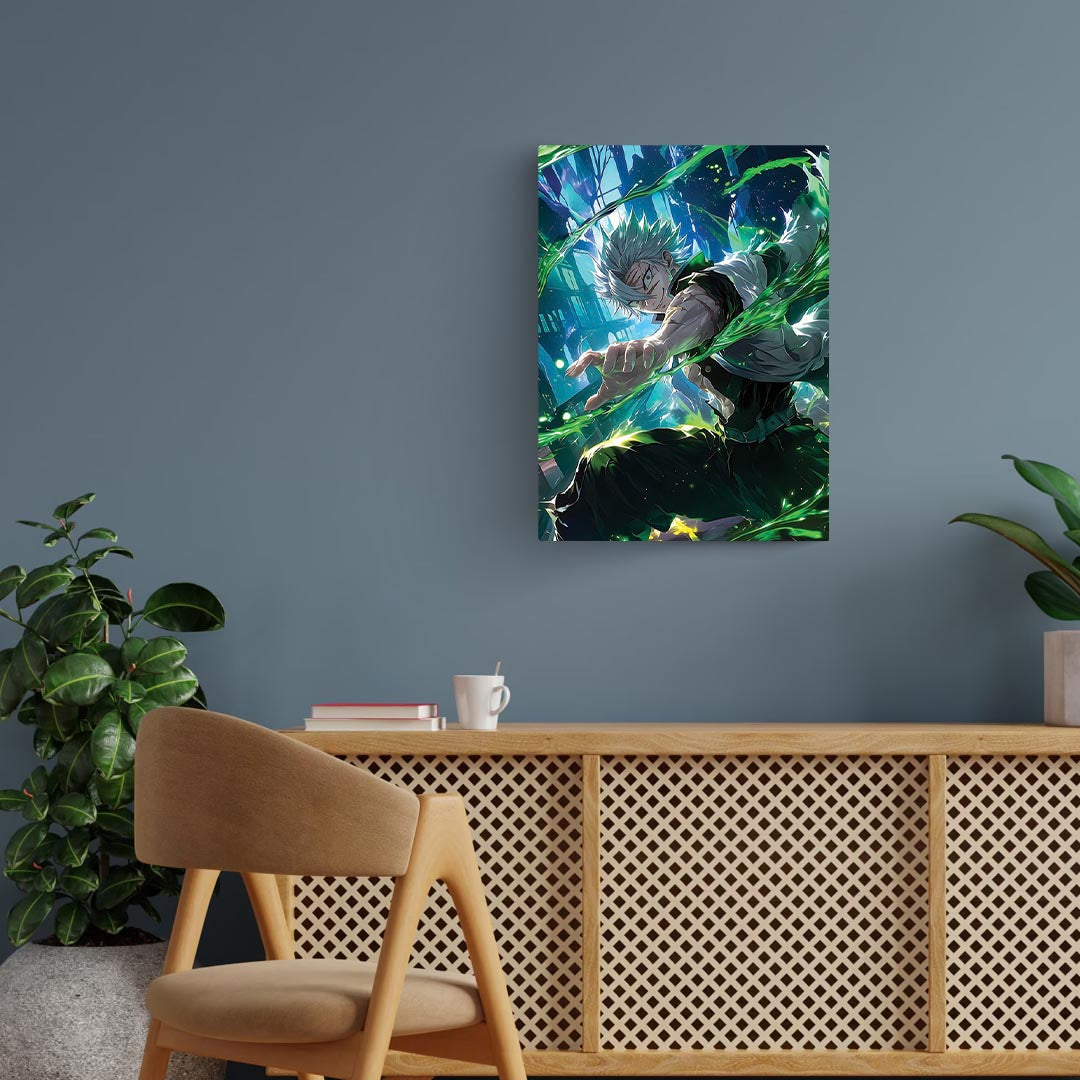 Sanemi Wind Hashira Demon Slayer Metal Posters