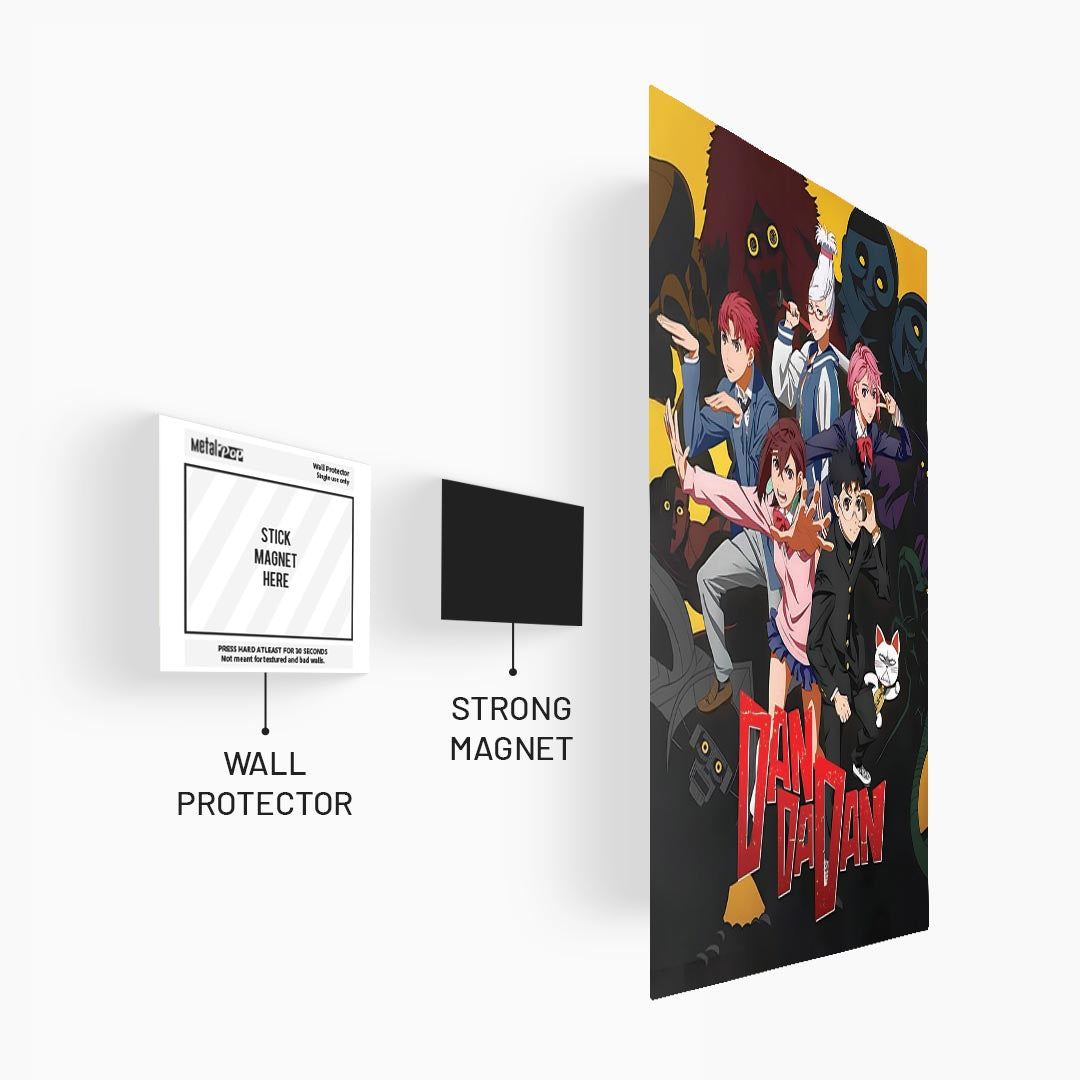 Dandadan Metal Poster