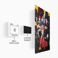 Dandadan Metal Poster