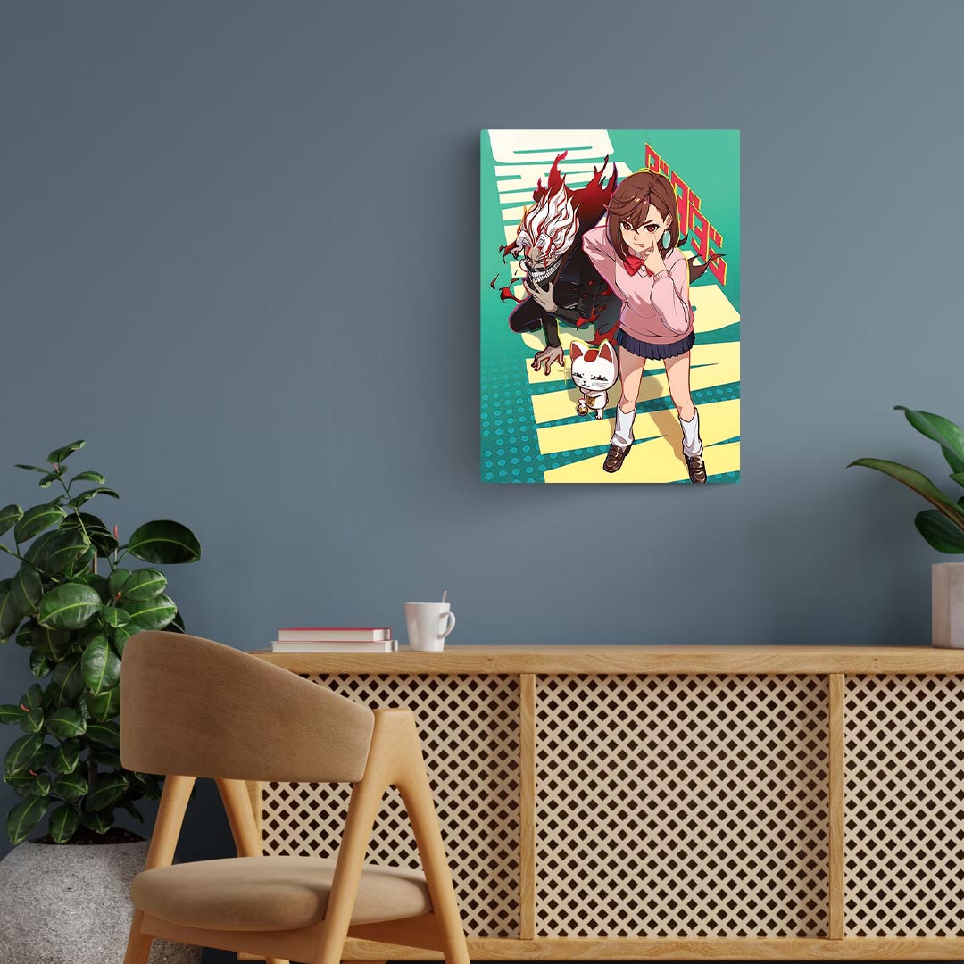 Dandadan Metal Poster