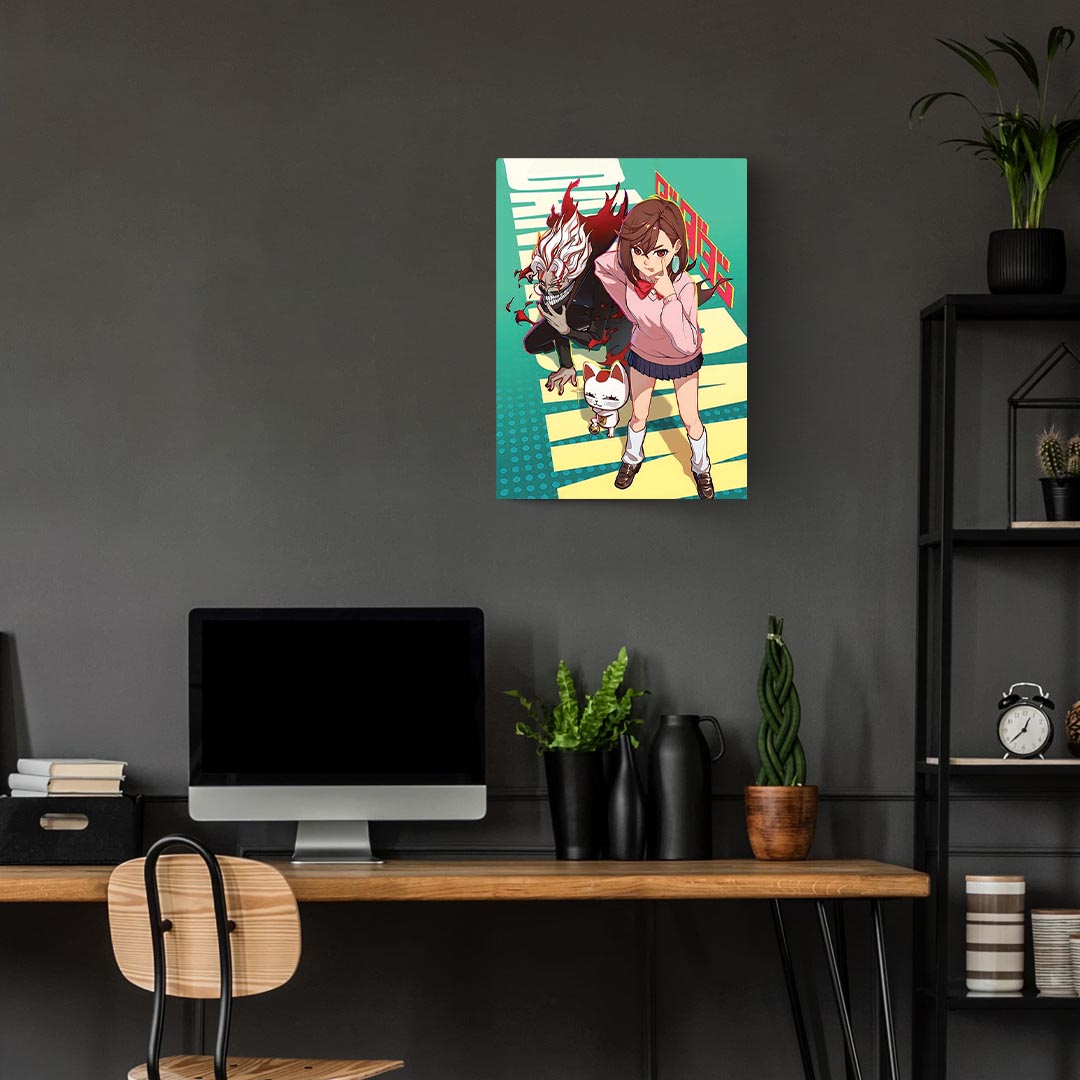 Dandadan Metal Poster