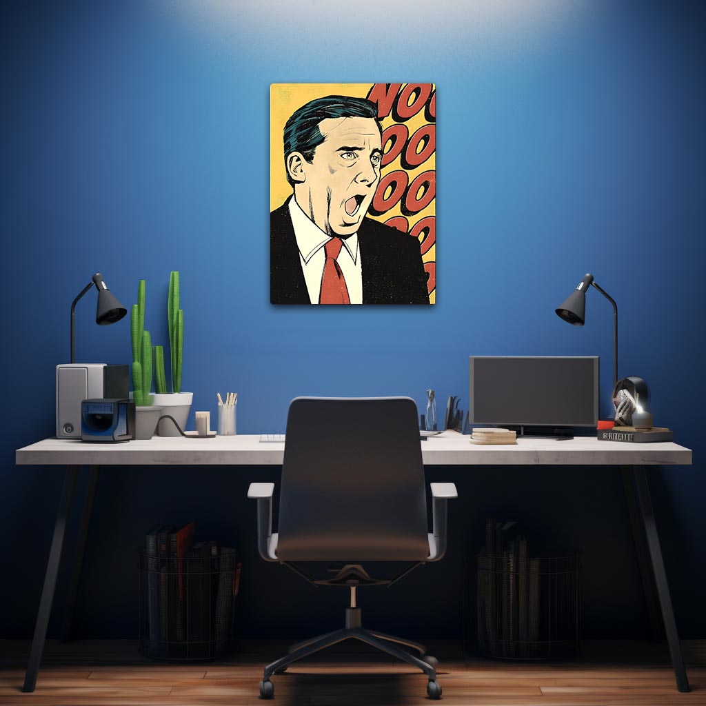 Micheal Scott Metal Poster