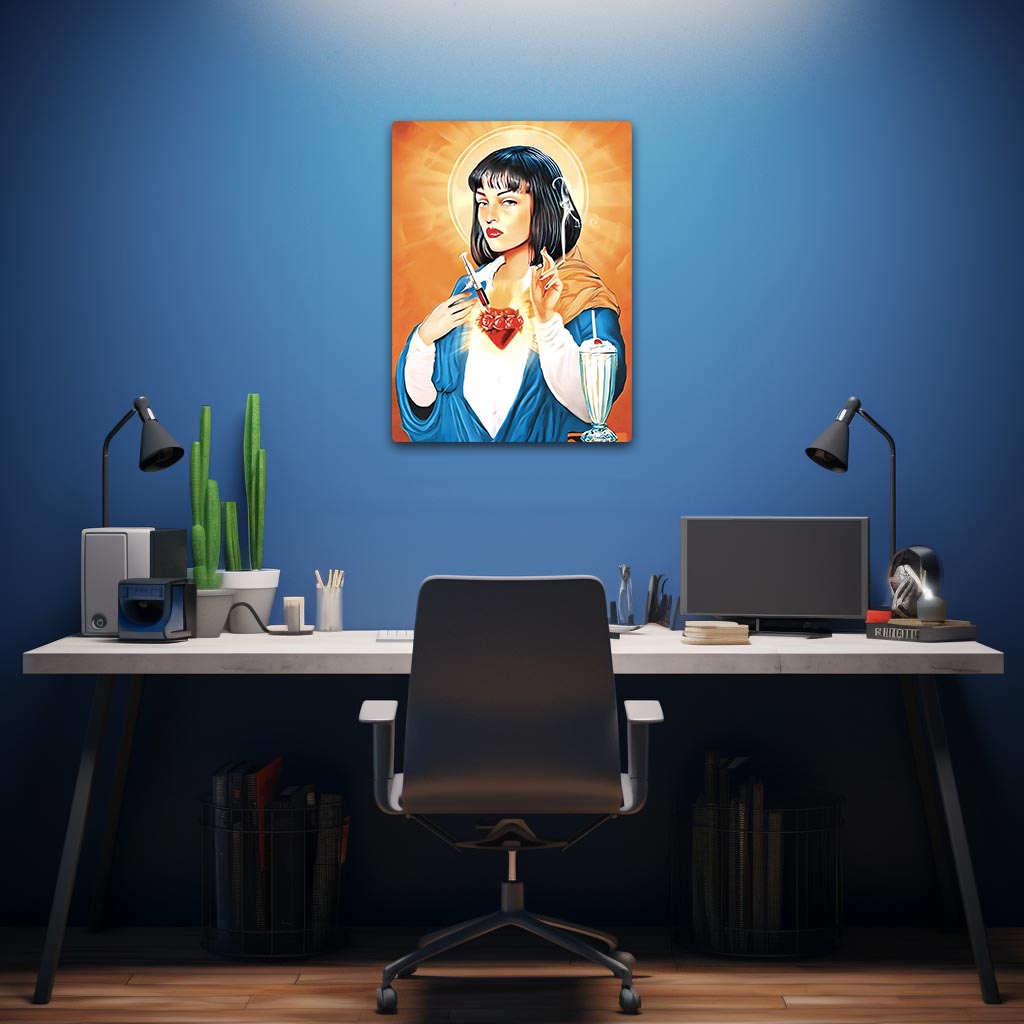 Mia Wallace Art Metal Poster