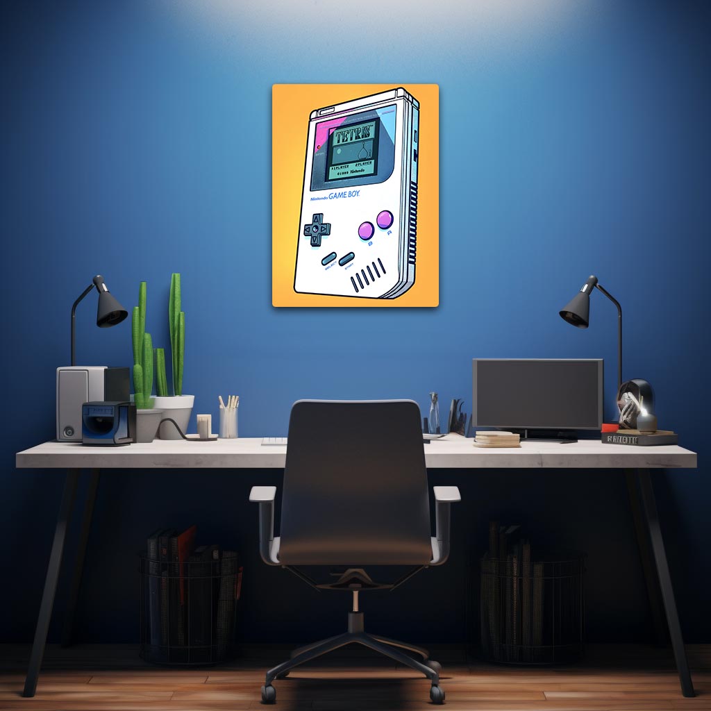 Tetris Gaming Metal Poster