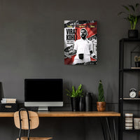 Virat Kohli Metal Poster