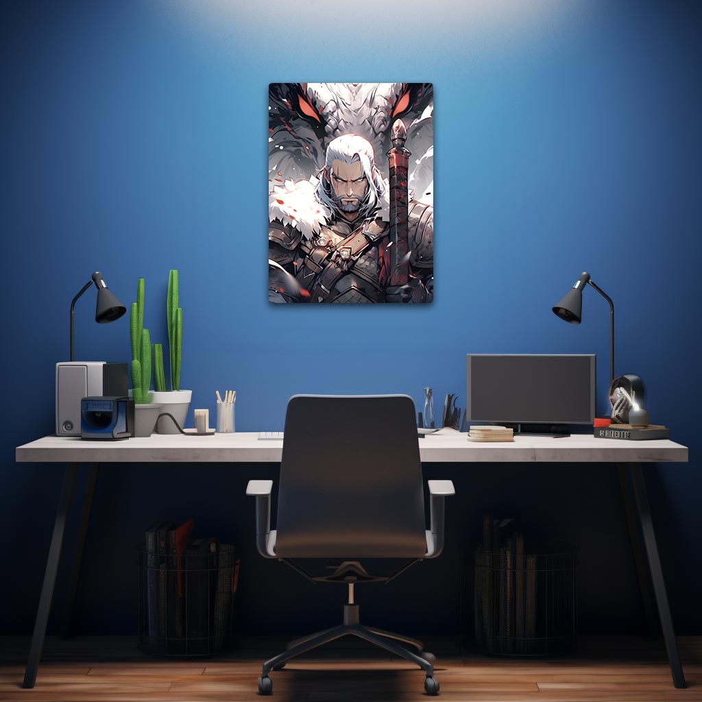 Geralt Witcher Metal Poster