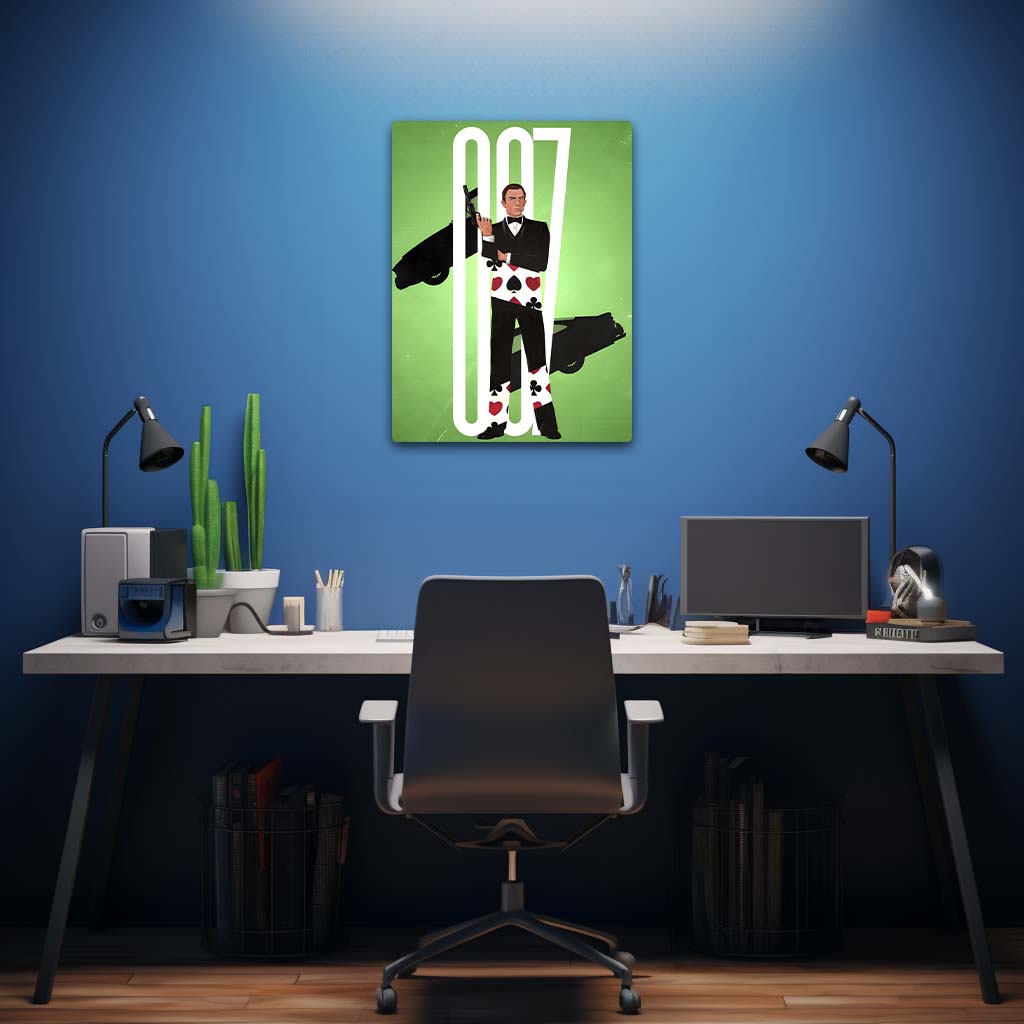 James Bond 007 Art Metal Poster