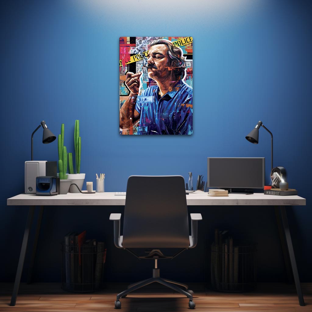 Pablo Escobar Pop Art Metal Poster