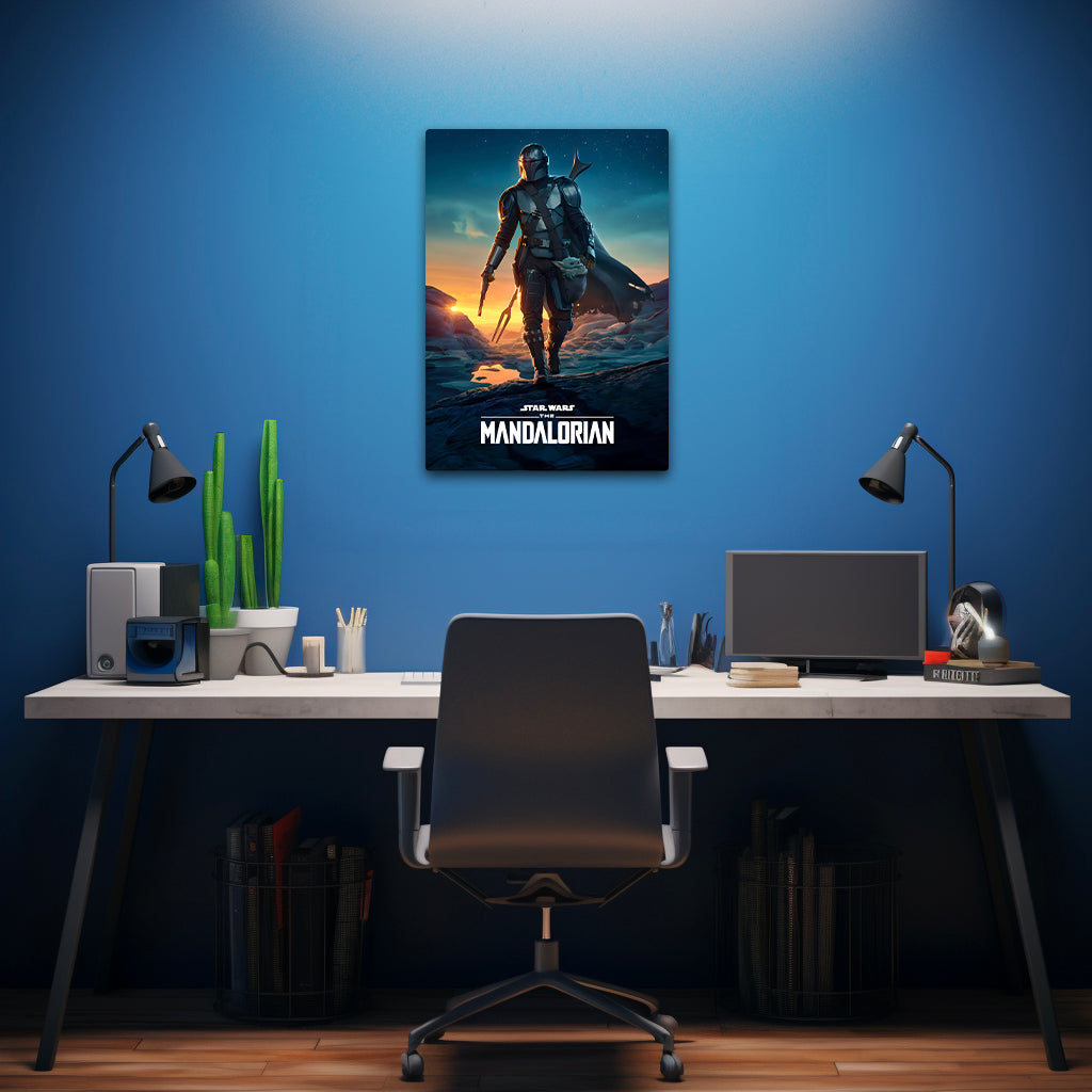 The Mandalorian Star Wars Metal Poster