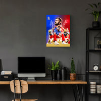 Virat Kohli Metal Poster