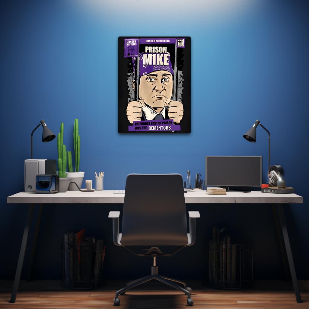 Prison Mike The Office Metal Poster