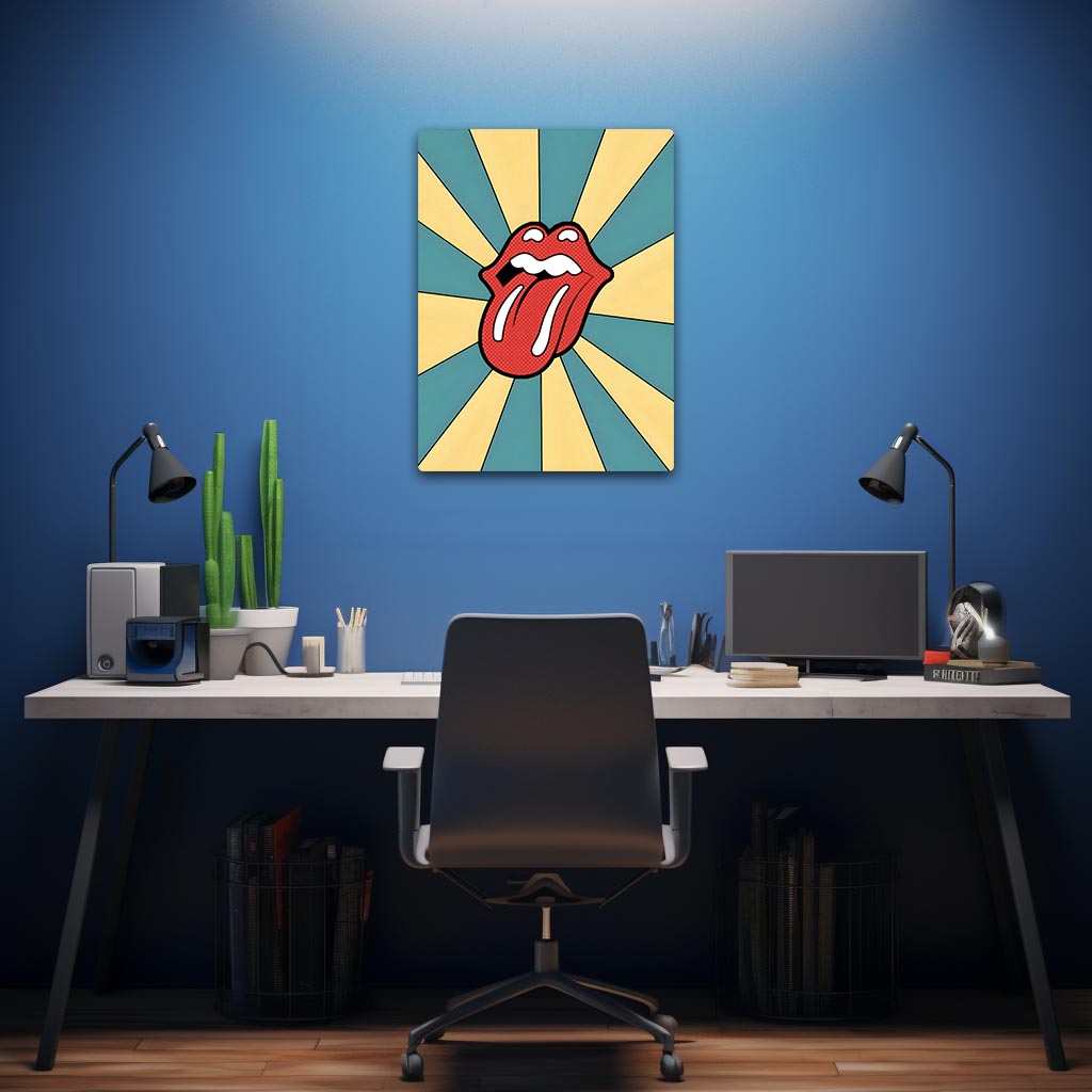 The Rolling Stones Metal Poster