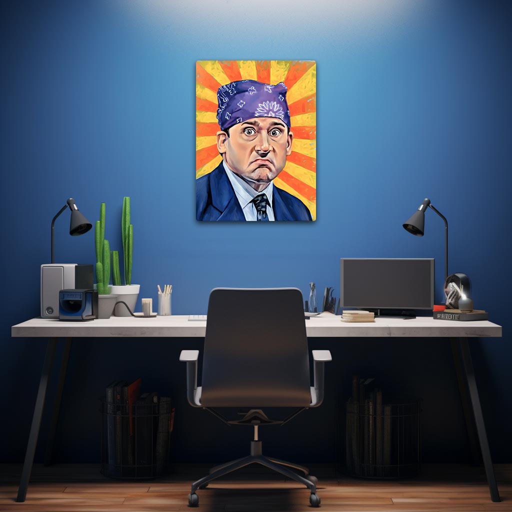 Prison Mike The Office Metal Poster