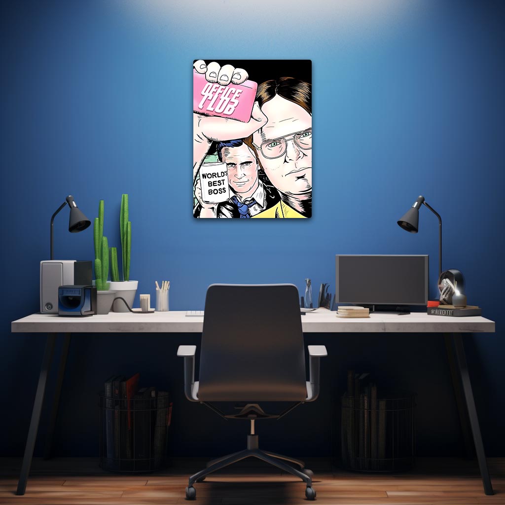 The Office Club Metal Poster