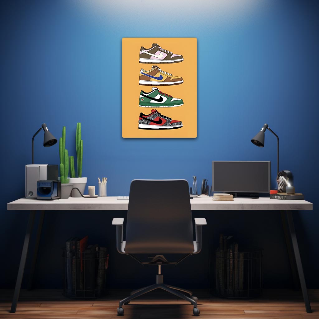 Nike SB Sneakers Metal Poster