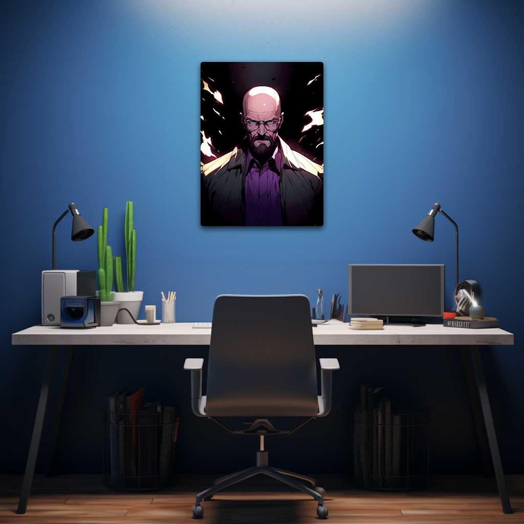 Heisenberg Breaking Bad Metal Poster